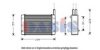 AKS DASIS LHT5006 Heat Exchanger, interior heating